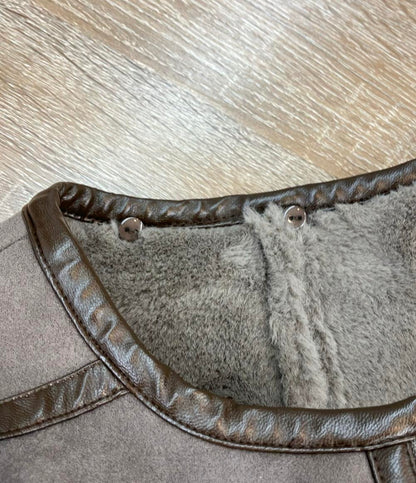 Sov. フェイクムートンコート ファー欠品 0307-330-193A レディース SIZE 38 (M) ソブ