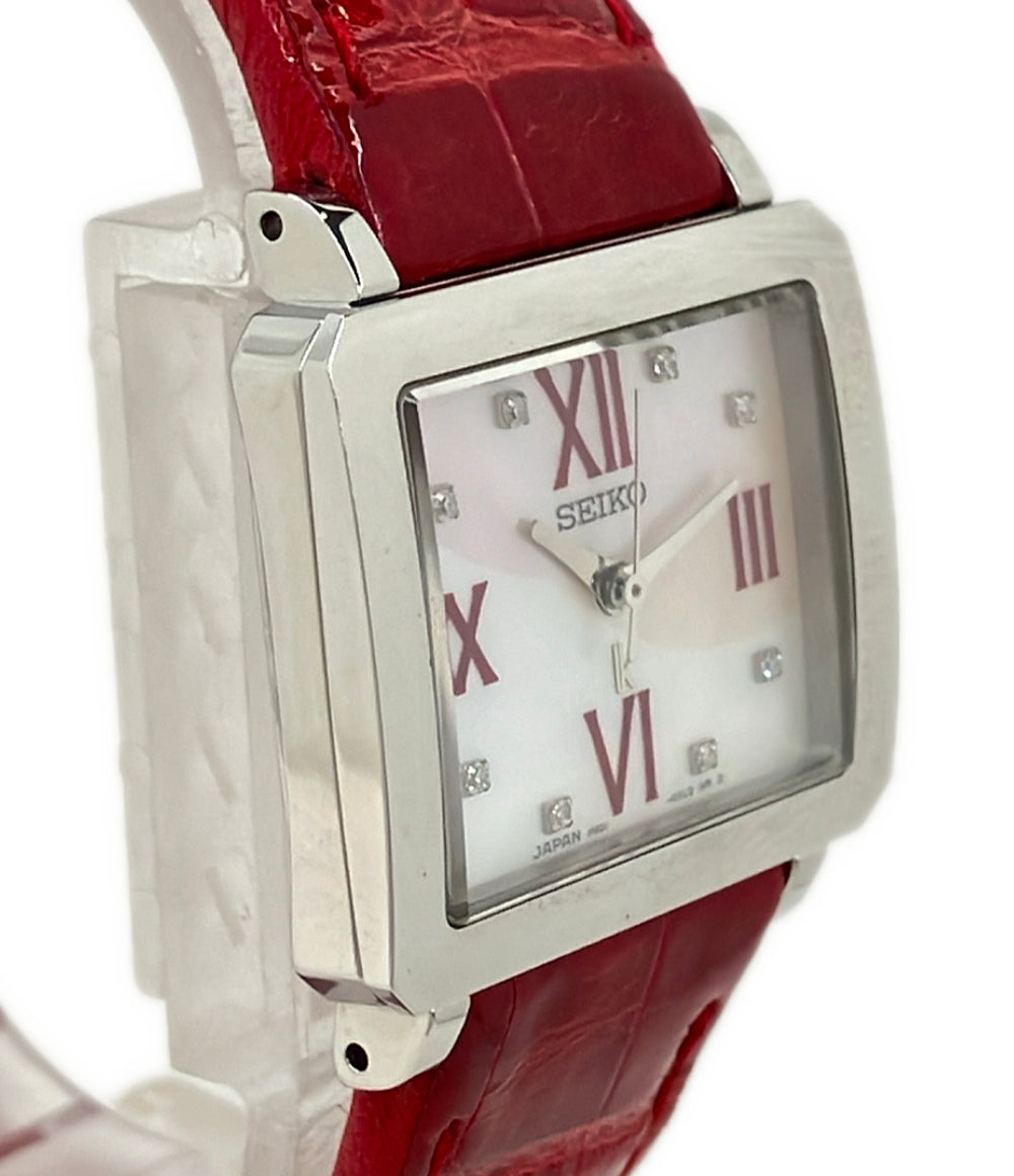 SEIKO 腕時計 ルキア lk クオーツ シェル 1N01-0LZ0 レディース セイコー