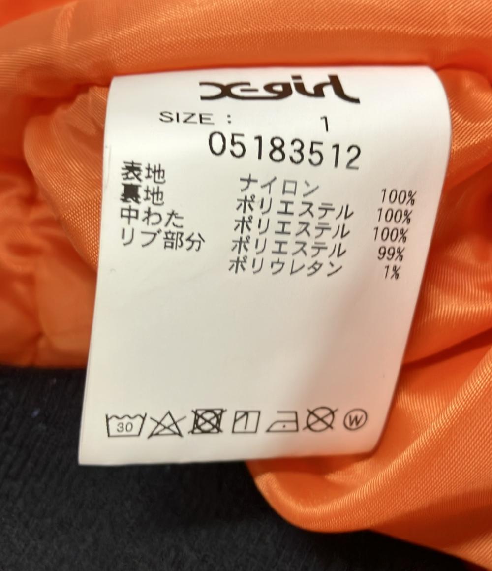 エックスガール ナイロンフライトジャケット MA-1ジャケット アウター レディース SIZE 1 (S) X-girl