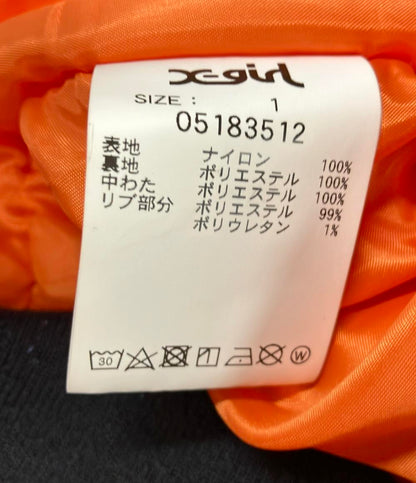 エックスガール ナイロンフライトジャケット MA-1ジャケット アウター レディース SIZE 1 (S) X-girl