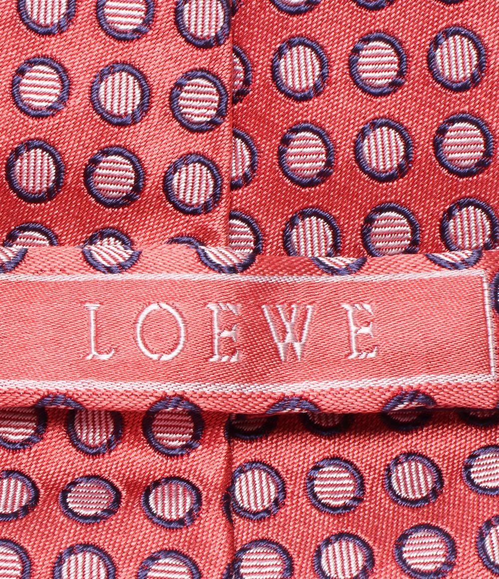 ロエベ ネクタイ シルク100％ メンズ LOEWE