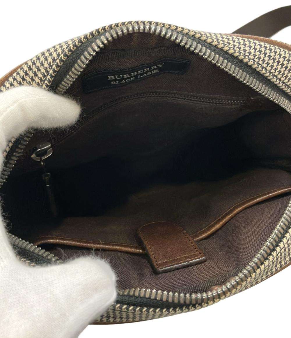 BURBERRY BLACK LABEL ショルダーバッグ 斜め掛け メンズ バーバリーブラックレーベル