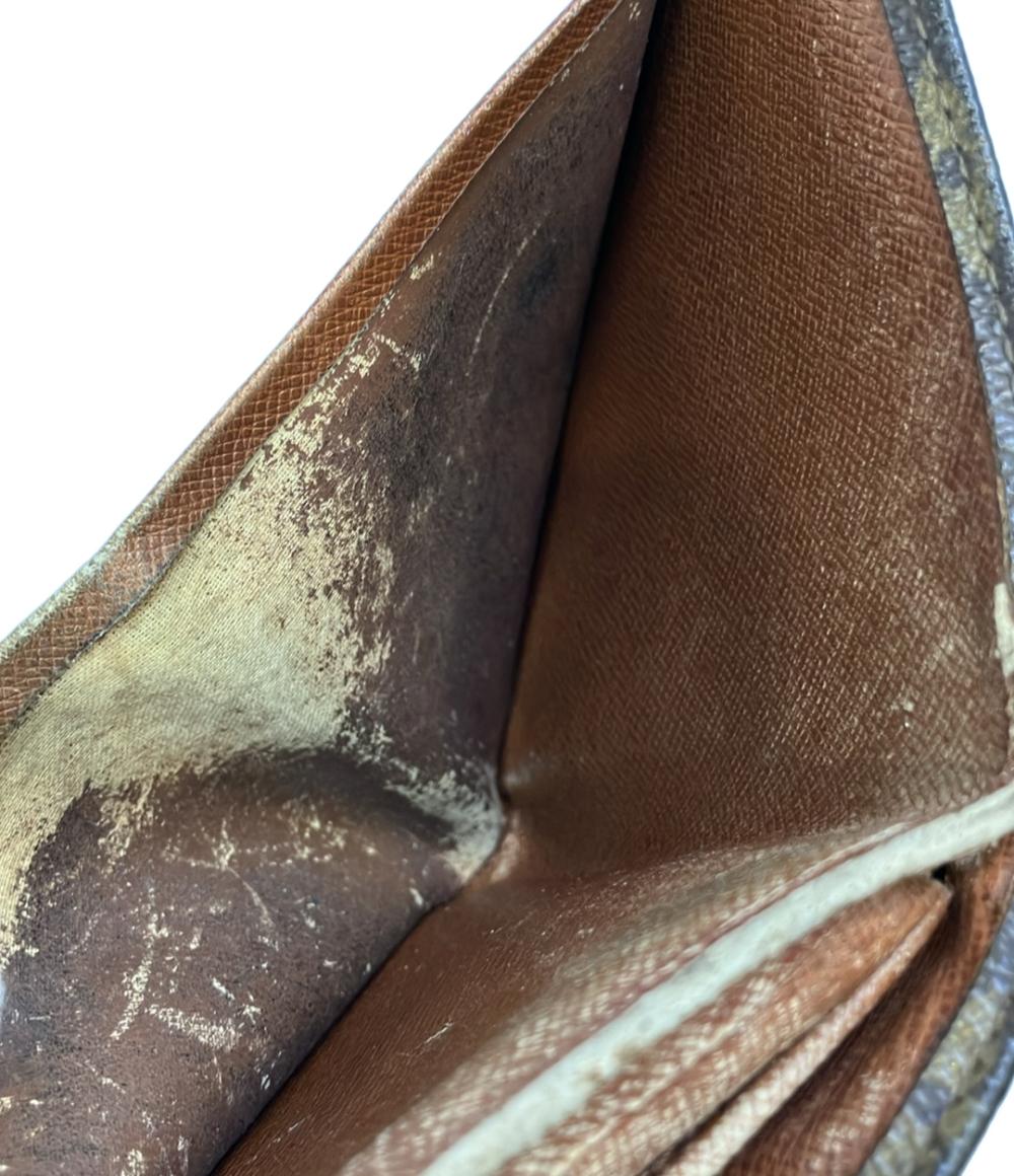 訳あり ルイ・ヴィトン Wホック三つ折り財布 ポルトモネ ビエ