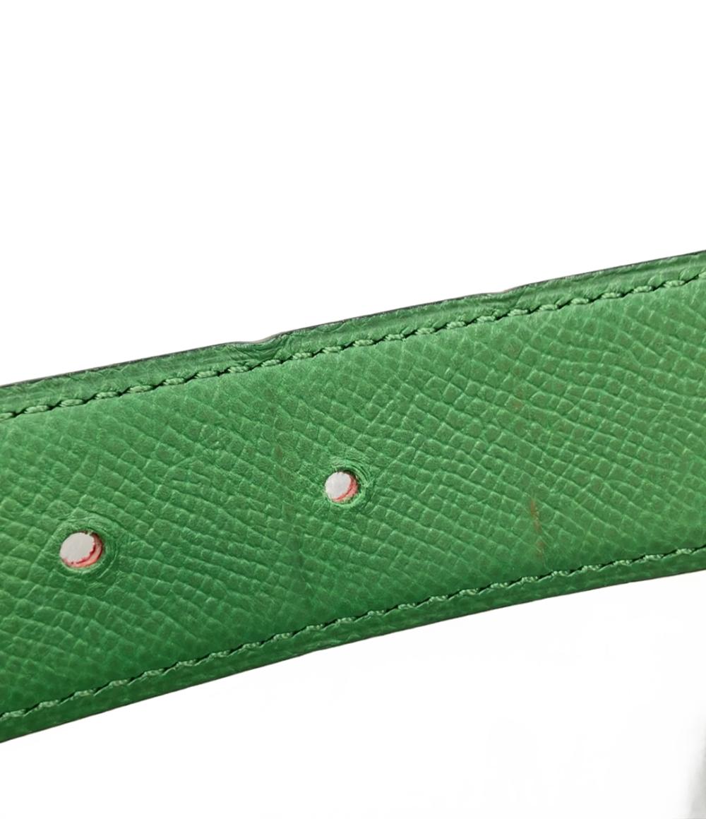 HERMES ベルト ⚪︎Z刻印 ゴールド金具 リバーシブル レディース エルメス