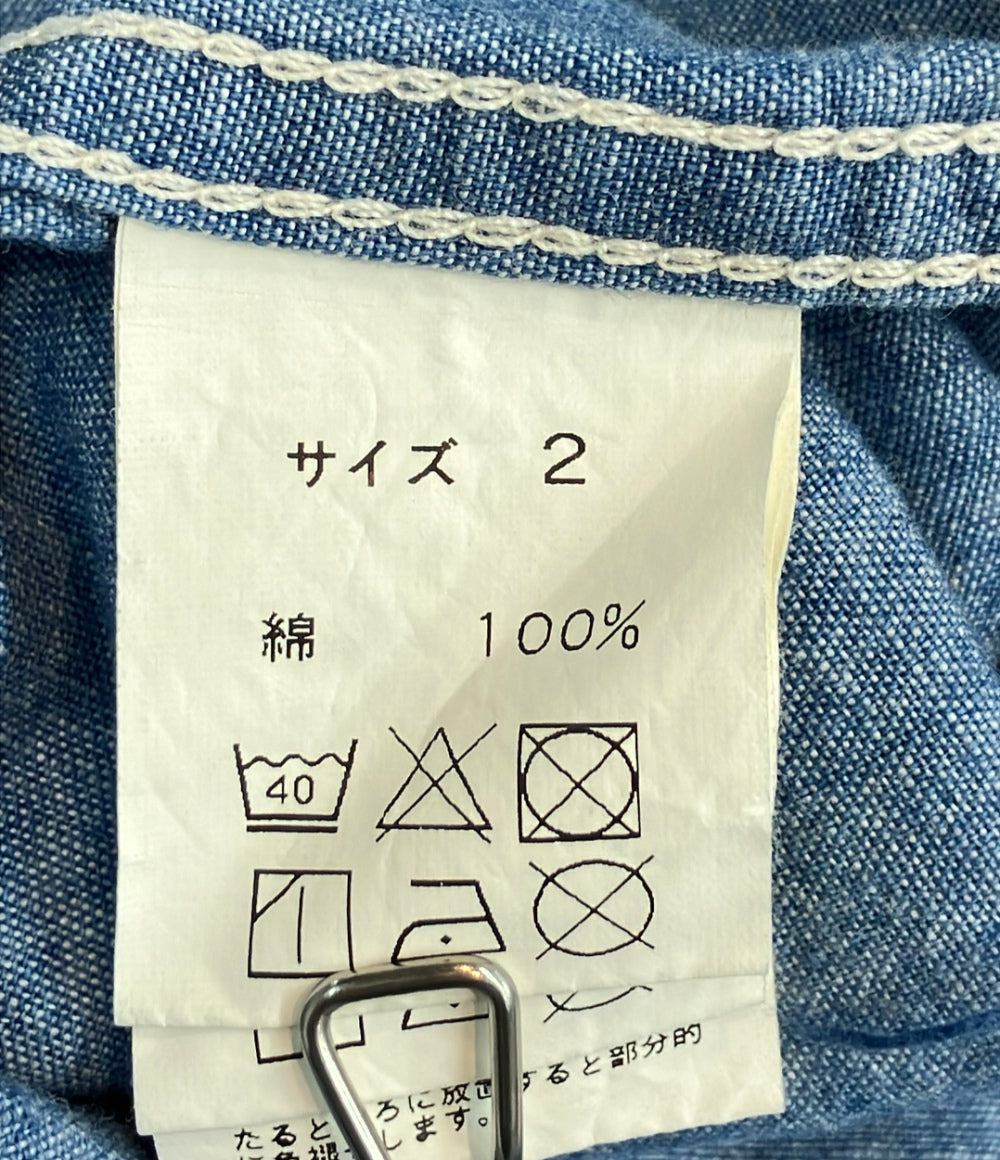 FDMTL 長袖 デニムシャツ メンズ SIZE 2 ファンダメンタル