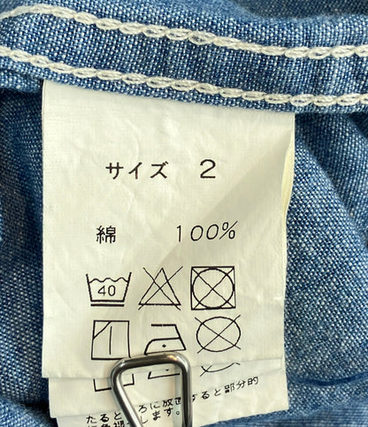 FDMTL 長袖 デニムシャツ メンズ SIZE 2 ファンダメンタル