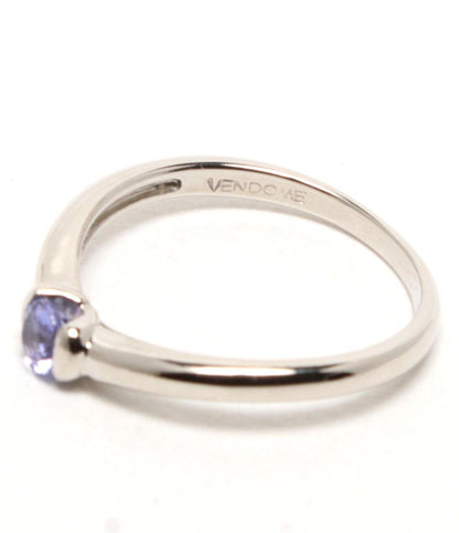 美品 VENDOME AOYAMA リング 指輪 Pt950 ラインストーン レディース SIZE 9号 ヴァンドームアオヤマ