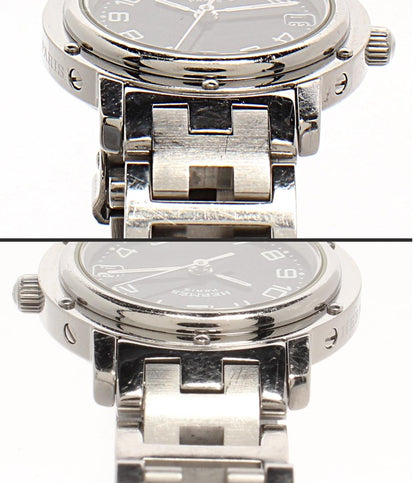 HERMES 腕時計 クオーツ ブラック CL4.210 レディース エルメス