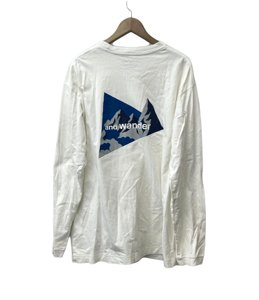 アンドワンダー 長袖Tシャツ メンズ SIZE 6 (XXL) and wander