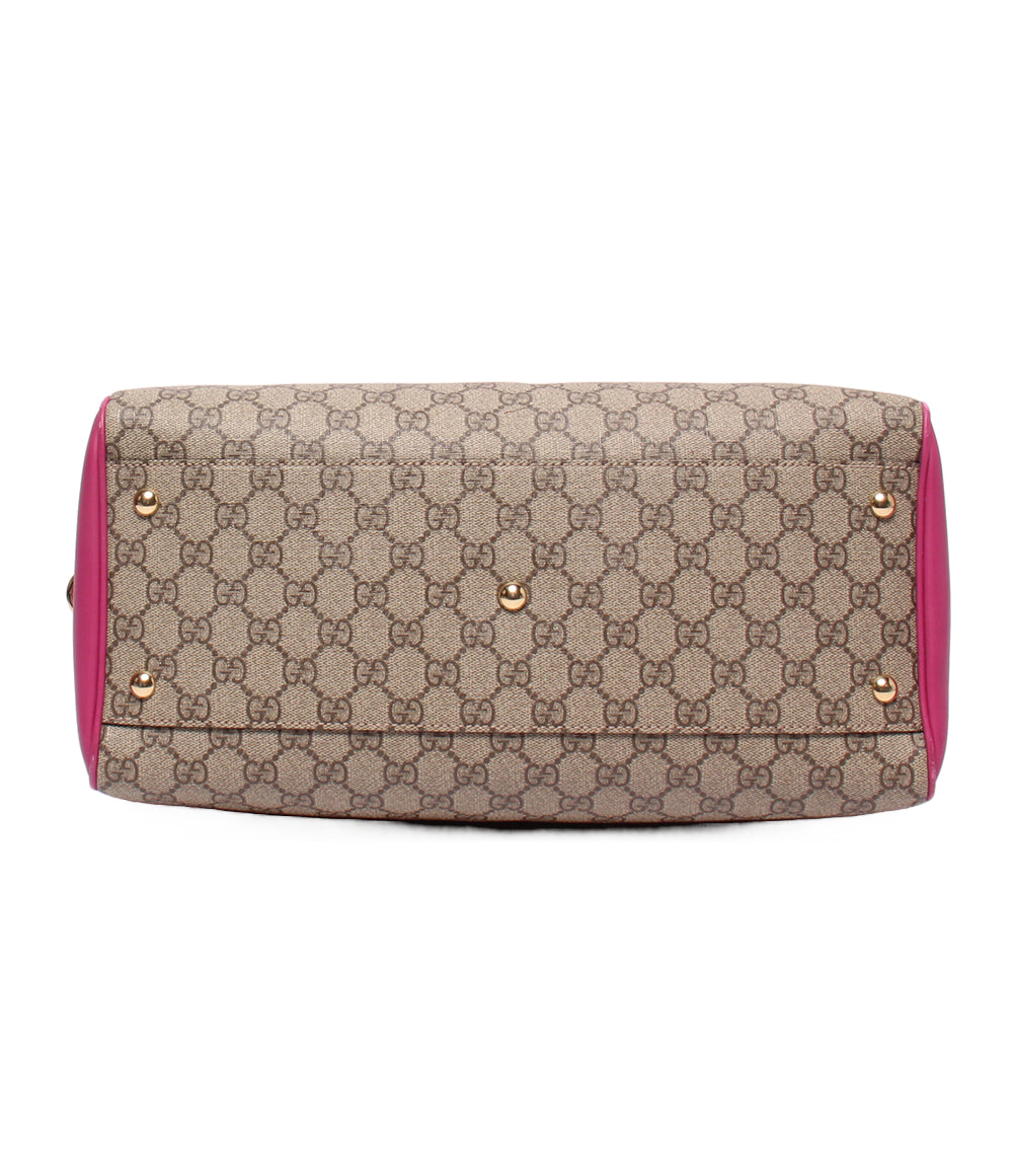 GUCCI ハンドバッグ ミニボストンバッグ GGスプリーム 409527 520981