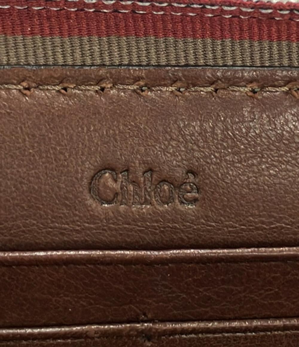 クロエ ラウンドファスナー長財布 レディース Chloe