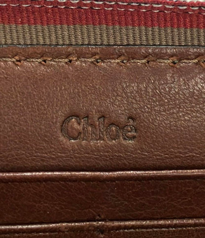 クロエ ラウンドファスナー長財布 レディース Chloe