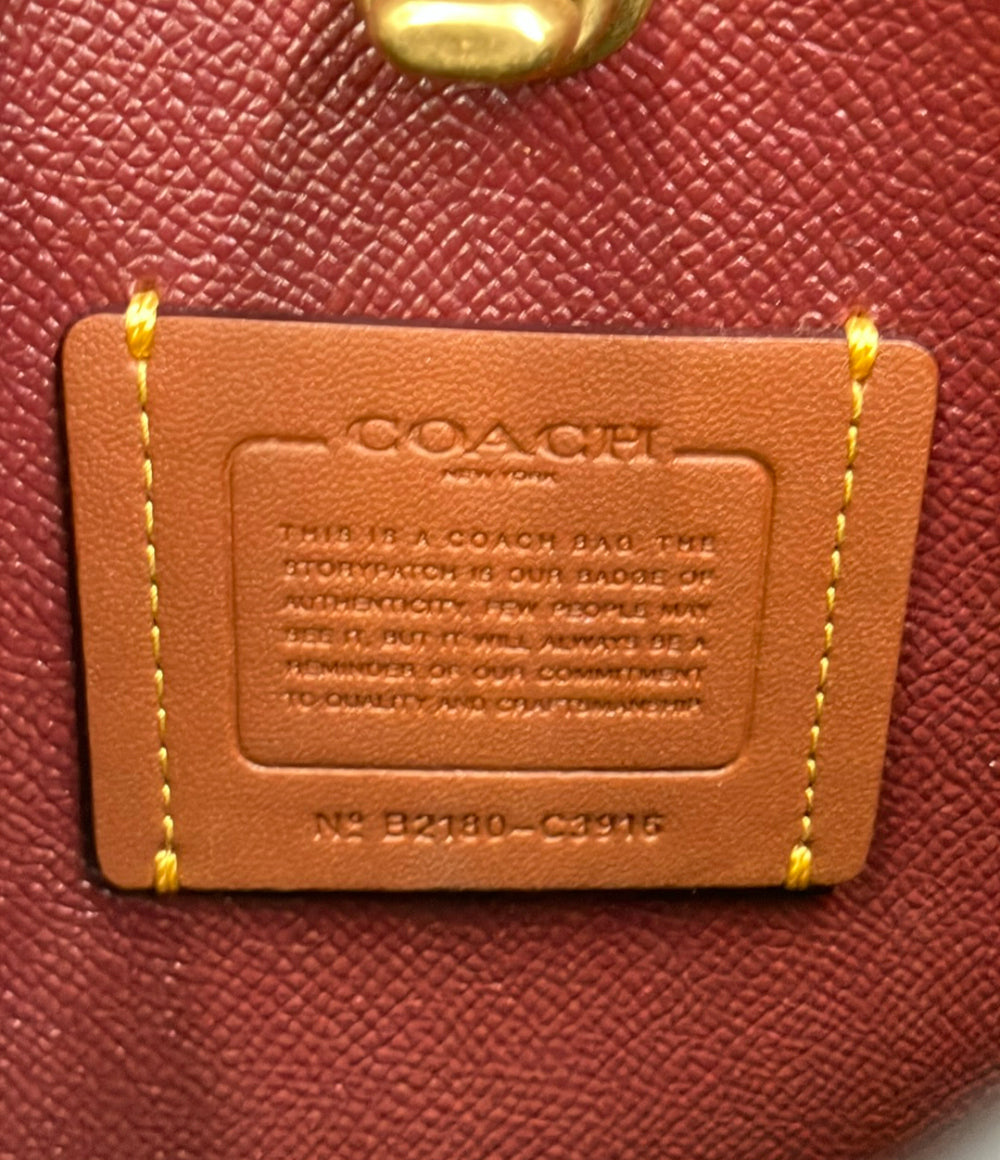 美品 COACH ハンドバッグ ショルダーバッグ 2WAY 斜め掛け レザー C3916 レディース コーチ