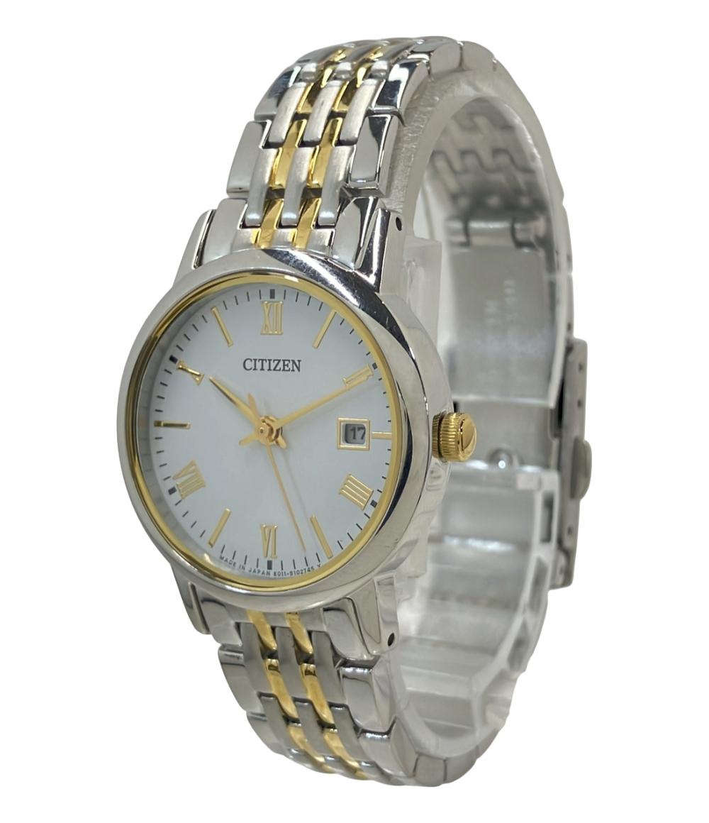 シチズン 腕時計 Eco-Drive エコドライブ ソーラー ホワイト E011-S067928 レディース CITIZEN