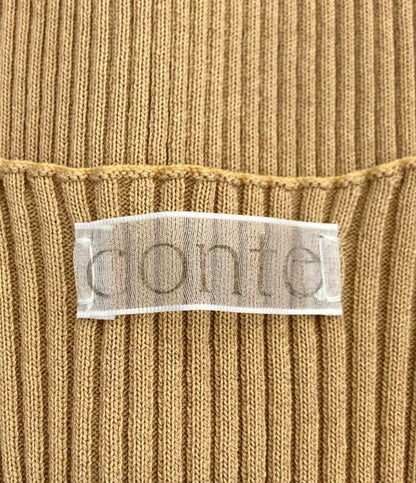 美品 コンテ リブニットベスト レディース CONTE