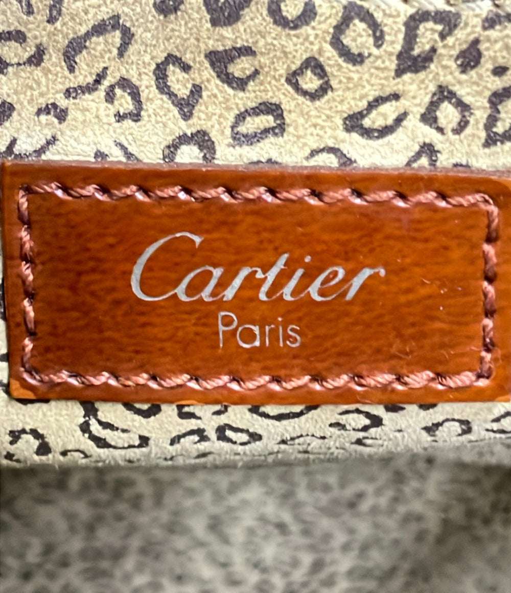 Cartier トートバッグ レザー パンテール レディース カルティエ
