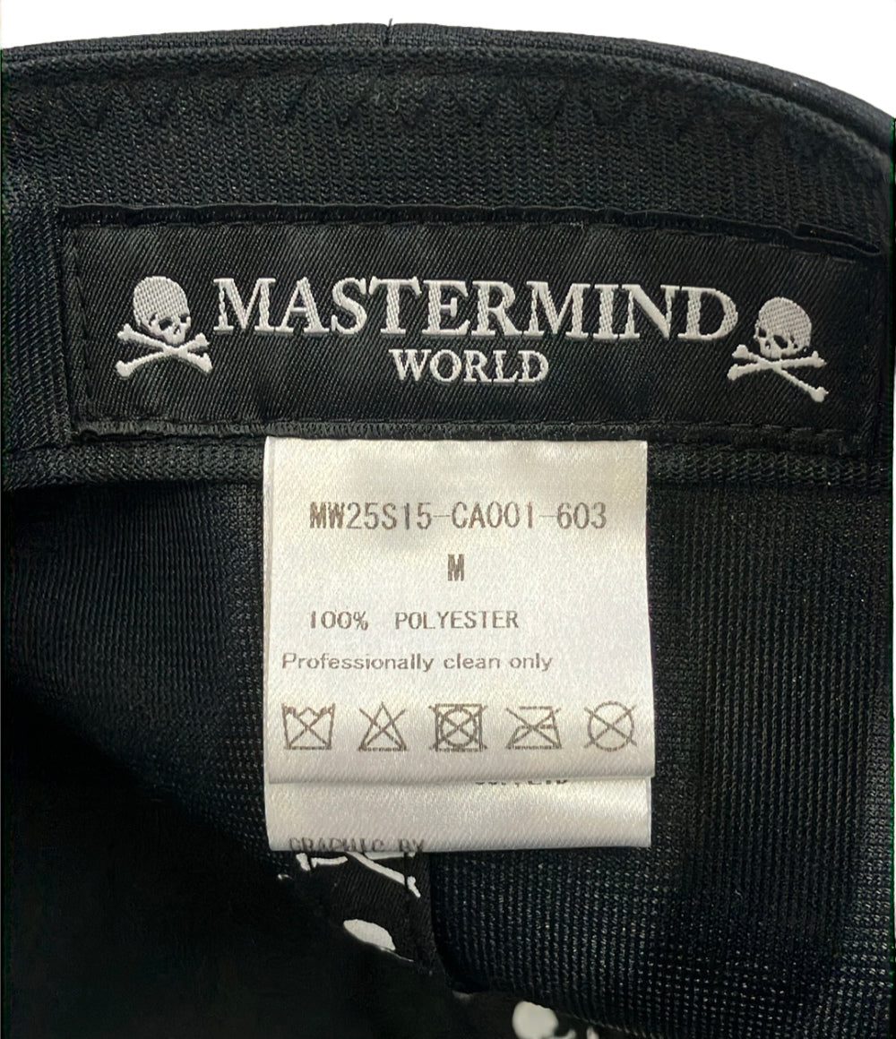 美品 MASTERMIND WORLD キャップ アジャスター式 MW25S15-CA001-603 メンズ レディース SIZE M マスターマインドワールド