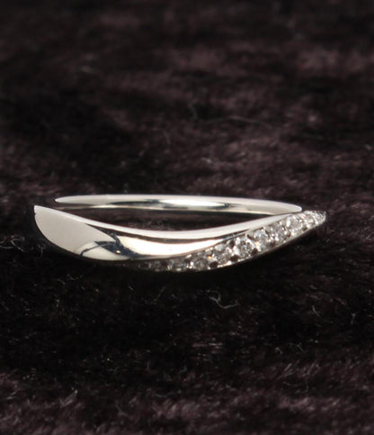 美品 ヨンドシー リング 指輪 Pt950 ダイヤ レディース SIZE 6号 4℃