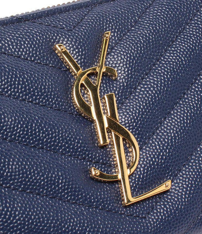 美品 SAINT LAURENT PARIS ラウンドファスナー長財布 358094 レディース サンローランパリ