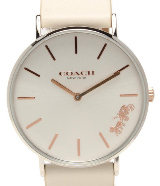 【新品電池】COACH Audrey クリスタル ダイヤ シルバー 腕時計 新品電池】COACH Audrey クリスタル ダイヤ シルバー 腕時計