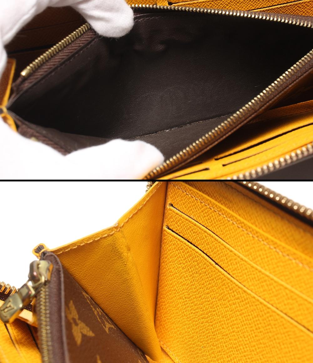 鑑定済み ルイヴィトン ポルトフォイユ クレマンス 長財布 モミザ イエロー 黄 楽天市場】【中古】【財布】LOUIS VUITTON ルイ ヴィトン モノグラム