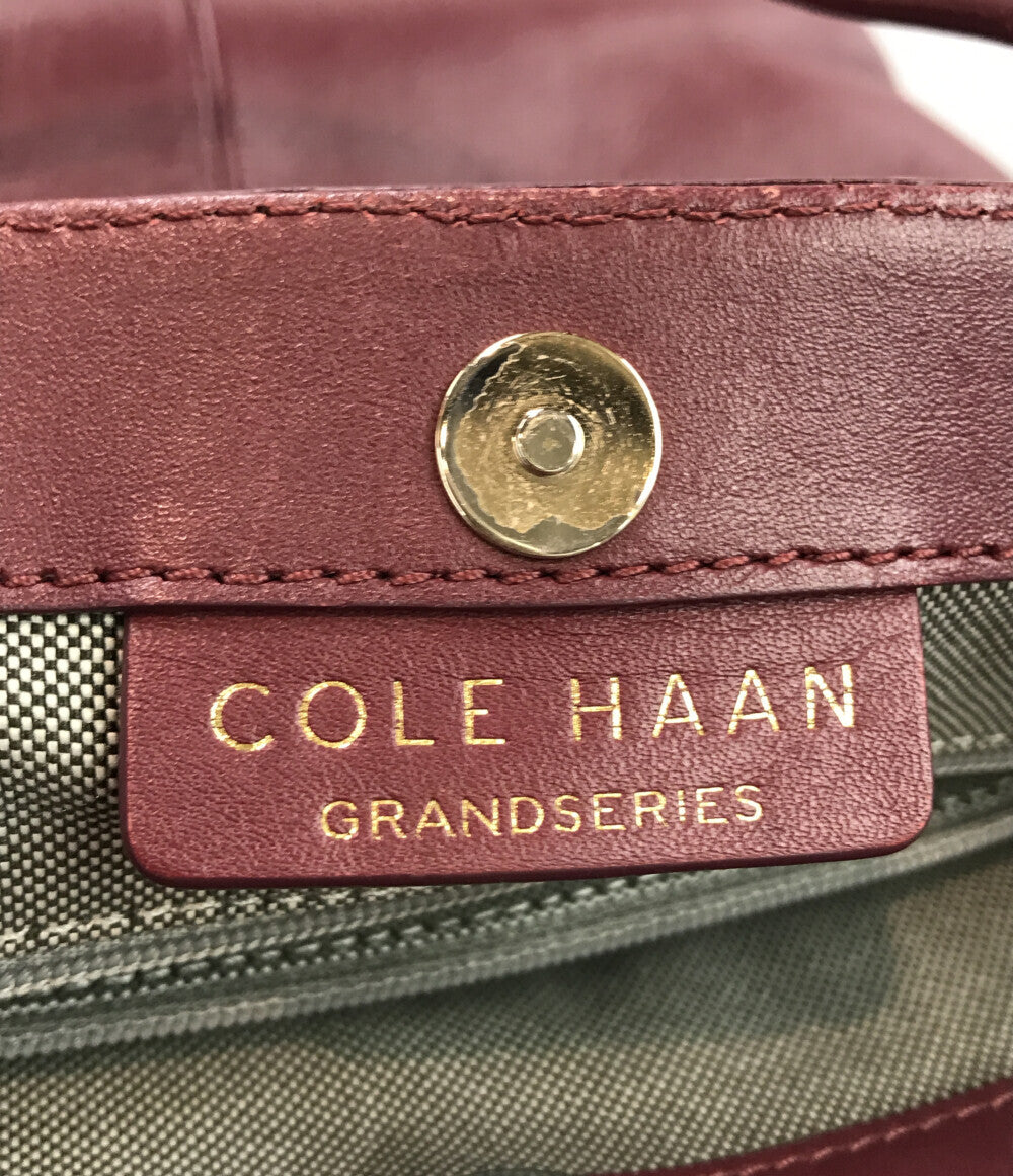 コールハーン  2way 巾着ハンドバッグ ショルダーバッグ 肩掛け 斜め掛け      レディース   COLE HAAN