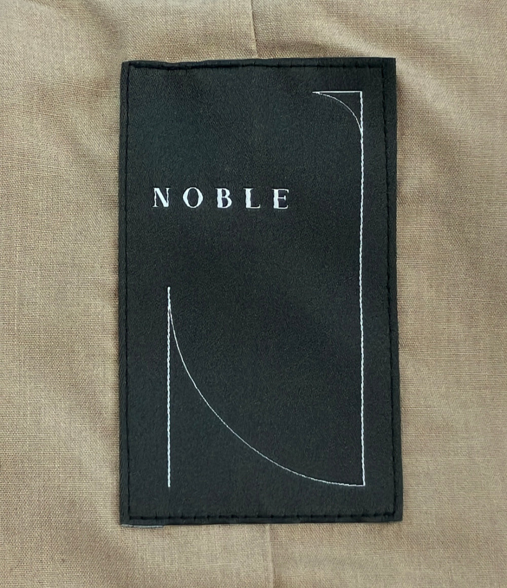 NOBLE ソフトラムレザーライダースジャケット レディース SIZE 36 ノーブル