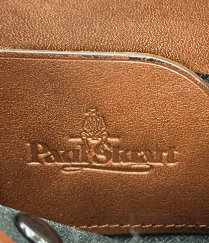 美品 PAUL STUART カードケース カラビナ付き メンズ ポールスチュアート