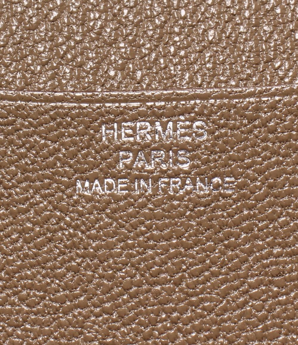 美品 HERMES 手帳カバー  B刻印 シルバー金具 アジェンダGM レディース メンズ エルメス