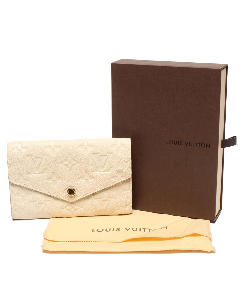 ルイヴィトン モノグラム アンプラント ポルトフォイユキュリーズ 三つ折り財布 LOUIS VUITTON ルイヴィトン 財布 モノグラム レディース 長財布 アン