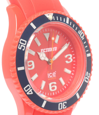 美品 ice watch 腕時計 クオーツ レッド レディース メンズ アイスウォッチ