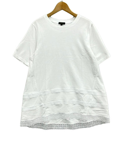 美品 エスカーダ 裾レース半袖Tシャツ レディース SIZE XS (XS) ESCADA