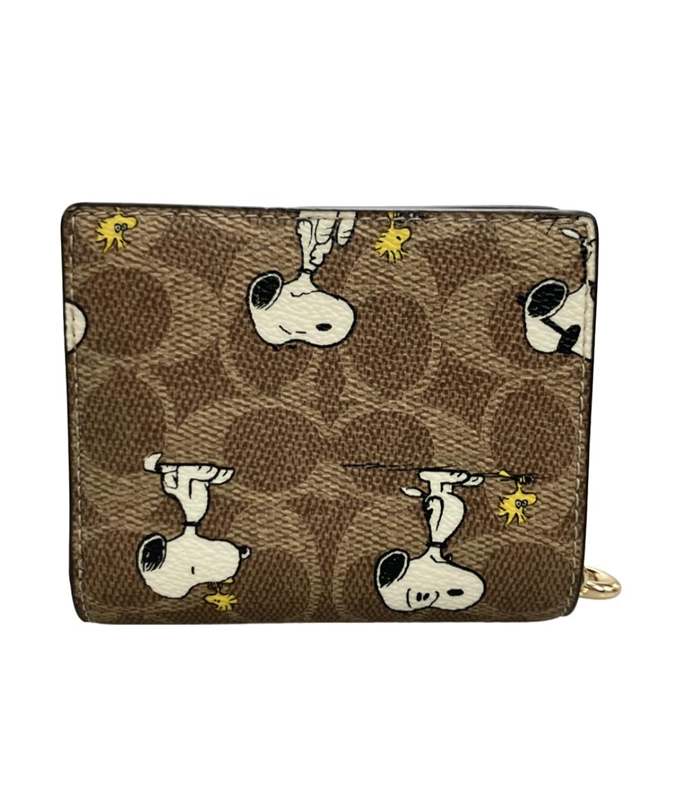 COACH PEANUTS 二つ折り財布 CBN32 IMY3O レディース コーチ ピーナッツ