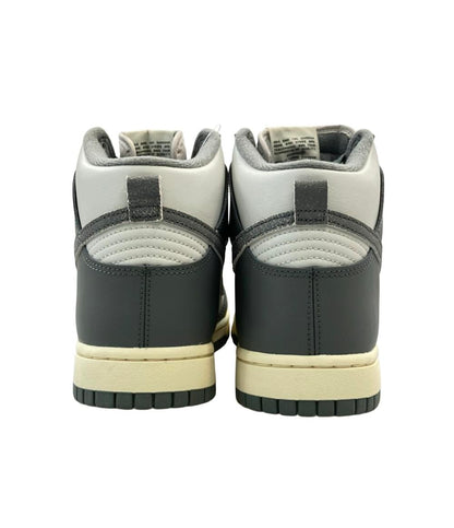 美品 NIKE ハイカットスニーカー DUNK HI RETRO SE VNTG DM0582-001 メンズ SIZE 27.0 (L) ナイキ