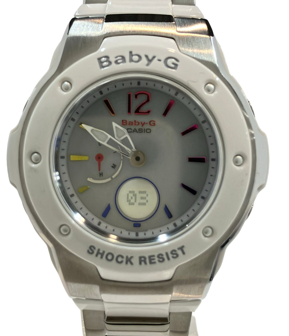 CASIO 腕時計 G-ms Baby-G ソーラー ホワイト MSG-3300 レディース カシオ
