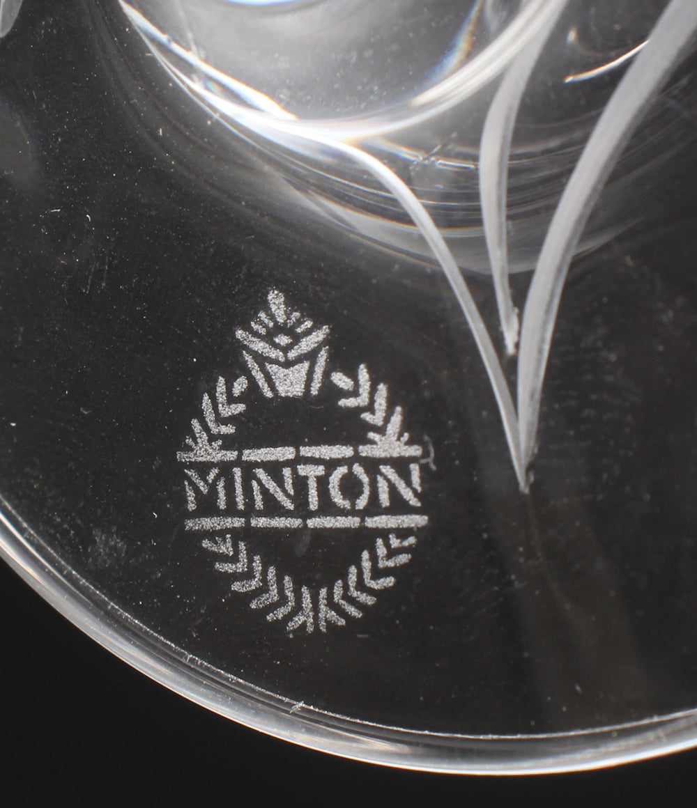 Minton ワイングラス 2点セット ペア ストロベリー ミントン