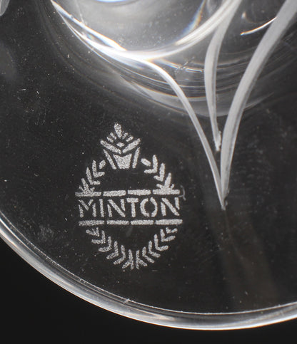 Minton ワイングラス 2点セット ペア ストロベリー ミントン
