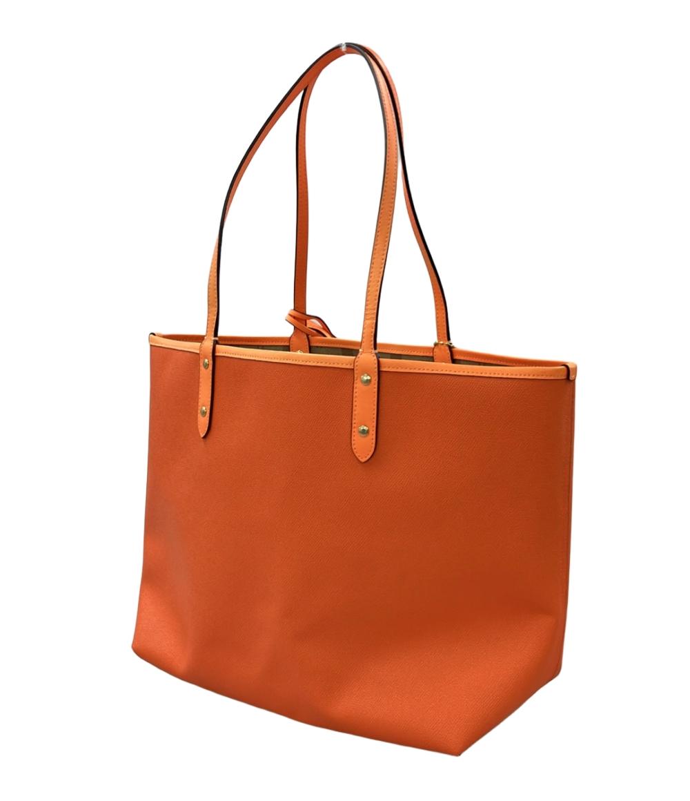 【極美品】コーチ リバーシブル 36658 トートバッグ レザー A4可 黒 コーチ リバーシブルレザートートバッグ シグネチャー F36658