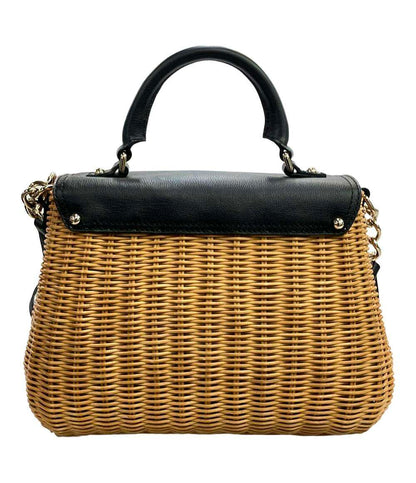 美品 kate spade ハンドバッグ ショルダーバッグ かごバッグ 2WAY 斜め掛け レディース ケイトスペード