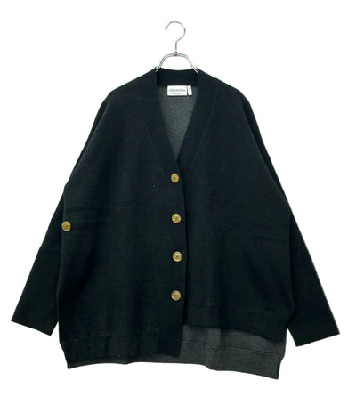 nagonstans 長袖カーディガン ダブルフェイス フロントボタン 470FA870-0700 レディース SIZE M ナゴンスタンス