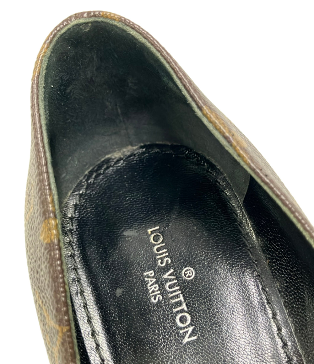LOUIS VUITTON モノグラムポインテッドトゥパンプス MA0176 M