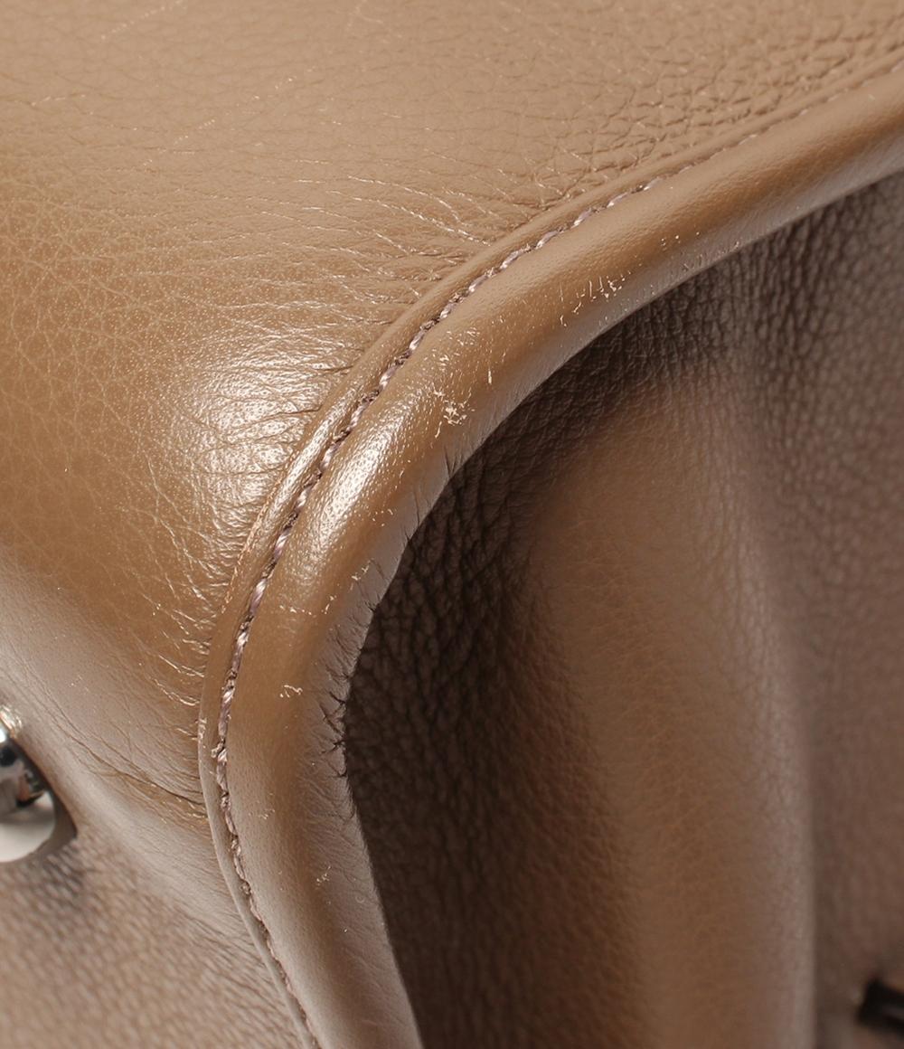 LOEWE ロエベ　ボストンバッグ レザー ベージュ ショルダー　ハンド　大きめ LOEWE（ロエベ） バッグ ボストンバッグ オールレザー クリーム色