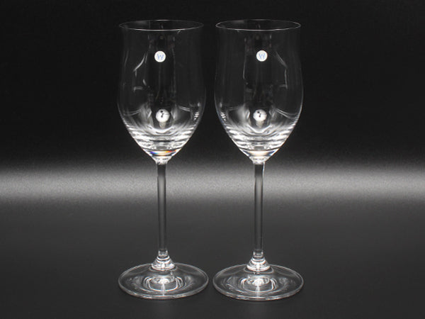 美品 WEDGWOOD ワイングラス 2点セット ペア ウエッジウッド
