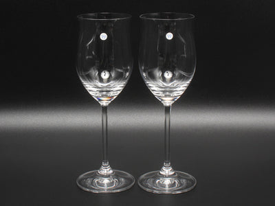 美品 WEDGWOOD ワイングラス 2点セット ペア ウエッジウッド