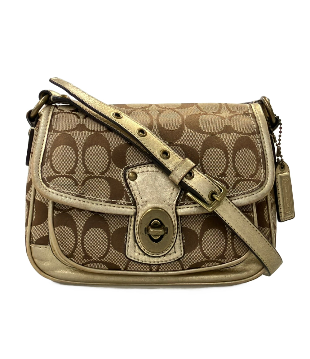 COACH ショルダーバッグ 斜め掛け シグネチャー 10566S レディース コーチ