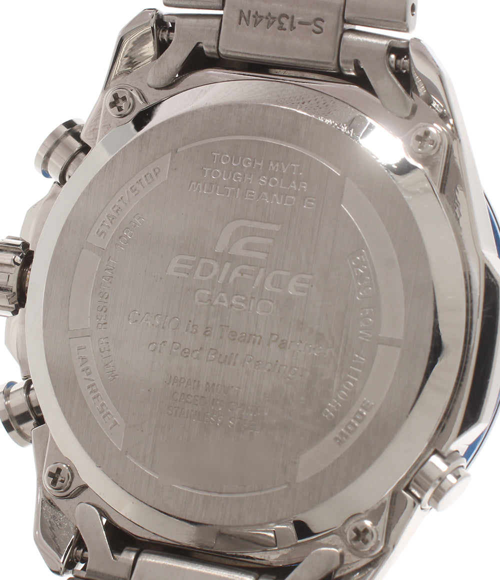 CASIO 腕時計 レッドブルレーシング 電波ソーラー エディフィス EDIFICE ソーラー ブラック EQW-A1100RB メンズ カシオ
