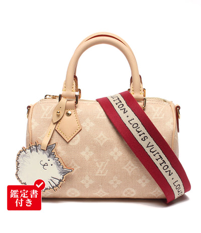 美品 LOUIS VUITTON Grace Coddington 2wayハンドバッグ ショルダーバッグ 斜め掛け スピーディ バンドリエール 20 ミャオグラム M15151 レディース
