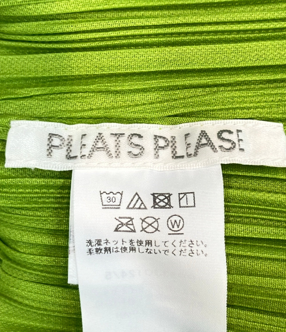 PLEATS PLEASE 長袖ｶカーディガン MONTHLY COLORS AUGUST PP53JO124 レディース SIZE 5 (L) プリーツプリーズ