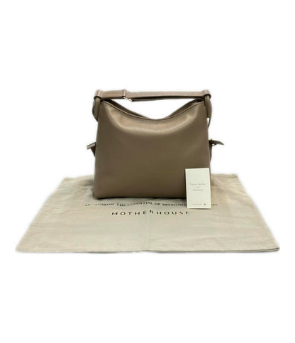 MOTHERHOUSE ショルダーバッグ ワンショルダーバッグ リュック2WAY 肩掛け レザー レディース マザーハウス