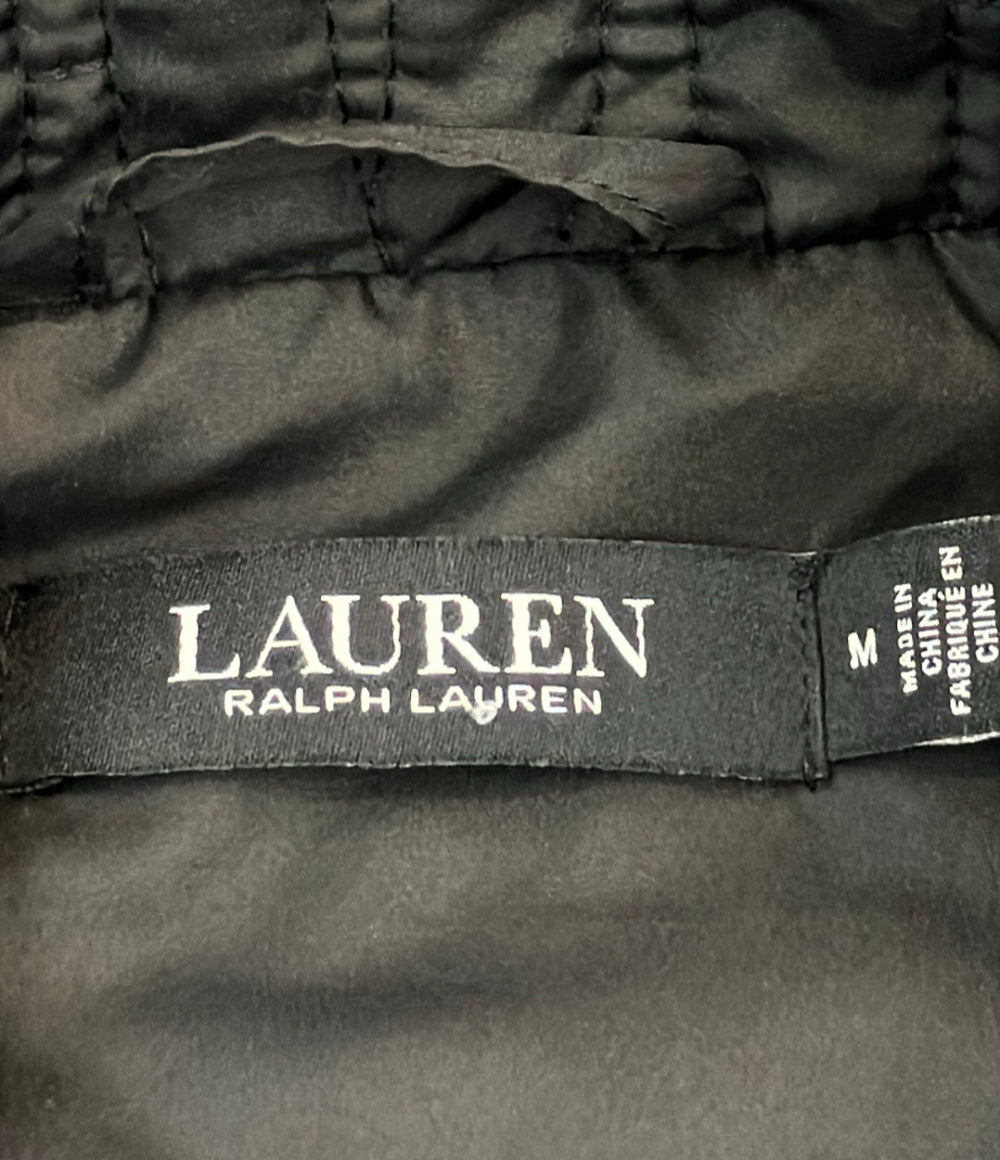 美品 LAUREN RALPH LAUREN ケーブルキルティング ハイネックベスト WMLROTWS2820290 レディース SIZE M ローレンラルフローレン